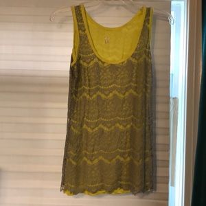 Lacey neon yellow tank